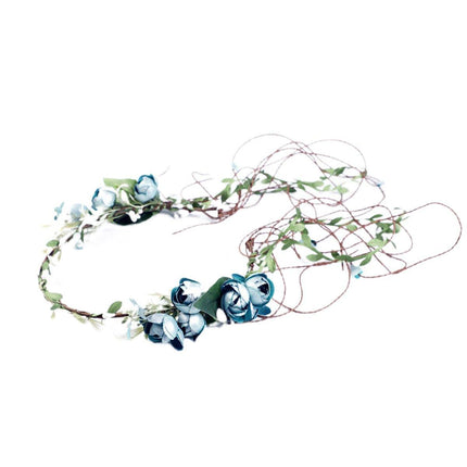 Bridal Floral Headdress Flower Crown Vacation Beach Wedding Simulation Hair Band
