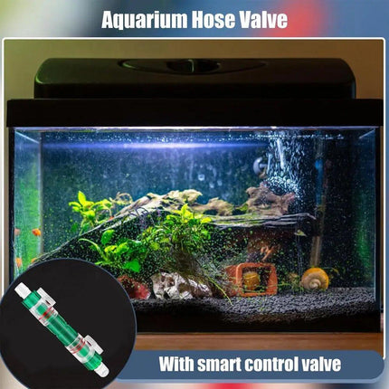 Aquarium Water Flow Control Valve Fish Tank Hose Pipe Filter Valve Quick Release