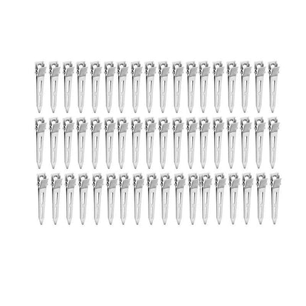 6-54PCS 5.5cm Hairdressing Sectioning Hair Clips Duck Bill Hairpin Salon Metal Curl Clips - Aimall