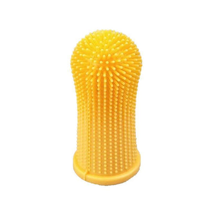 Dog Cat Super Soft Pet Finger Toothbrush Teeth Silicone Brush Care Cleaning - Aimall