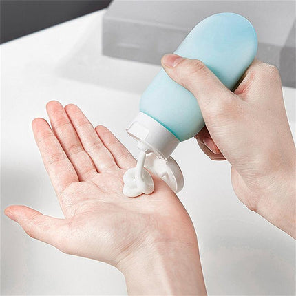 6PCS Travel Bottles Tube Squeeze Shampoo Shower Empty Lotion Sub-bottling - Aimall
