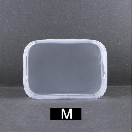 Transparent PVC Cosmetic Bag Waterproof Lightweight Travel Organizer  4Sizes