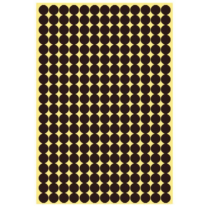 8/13/25/50mm Colour Sticker Dots Adhesive Round Labels Circular Scrapbooking Coffee - Aimall