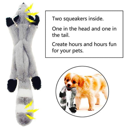 Pet Toy Squeaky Animal Soft Plush Dog Chew Sloth Series 45 cm Pet Dental Health - Aimall