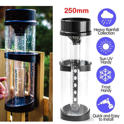 Outdoor Rain Gauge Weather Station Rainfall Measuring Collector for Garden Yard