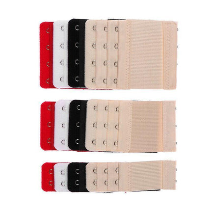 3 Hooks Underwear Extension Bra Buckle Bra Extender Hook Brassiere Strap - Aimall