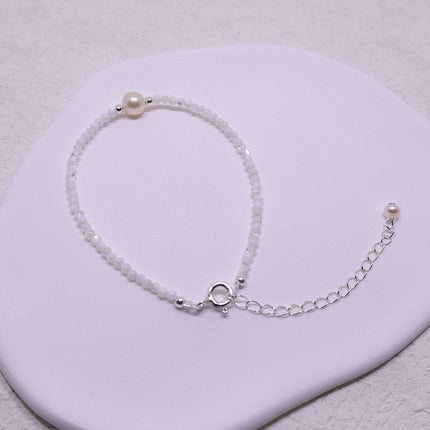 2mm Very Fine Pearl Bracelet Adjustable Strand Elegant Jewelry for Women Fashion