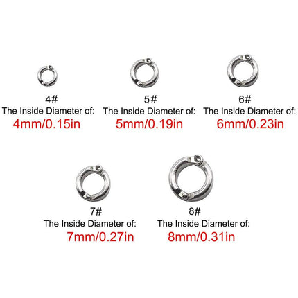 Parrot Leg Ring Anti Slip Bird Anklet Elastic Rope with Alloy Fasteners Supplies