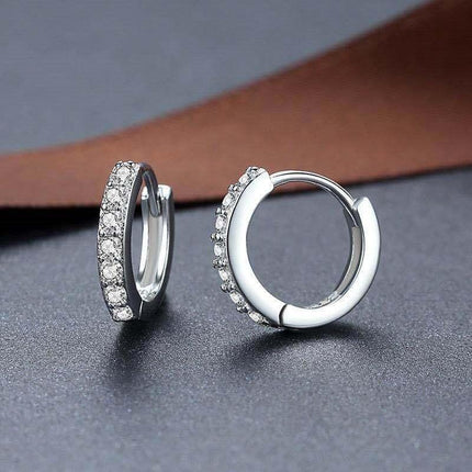 Korean Style Round Earrings for Women Fashion All Matching Buckle Jewelry
