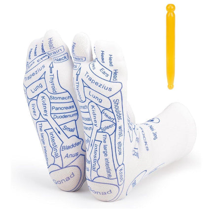 Chinese Acupressure Socks Traditional Massage Therapy Socks Meridian Therapy