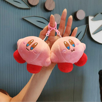 Star Kirby Plush Doll Toy Waddle Dee Doo Game Bag Pendant Keychain Toy AU - Aimall