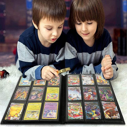 360 Cards Pocket Trading Card Binder 9 Pocket Trading Card Album Folder Case - Aimall