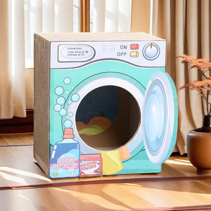 2in1 Cat Scratching Board Cat House Combination Durable Cat Bed and Scratcher