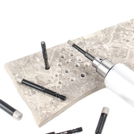 5Pcs Dry Diamond Core Drill Bit 6mm HoleSaw Cut Marble Tile Porcelain Granite