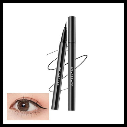 Slim Eyeliner Pencil Black Waterproof Smudge Proof Twist Eye Makeup Liner Woman - Aimall