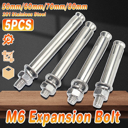 M6 Stainless Steel Expansion Bolts Hex Head Anchor Screws Heavy Duty