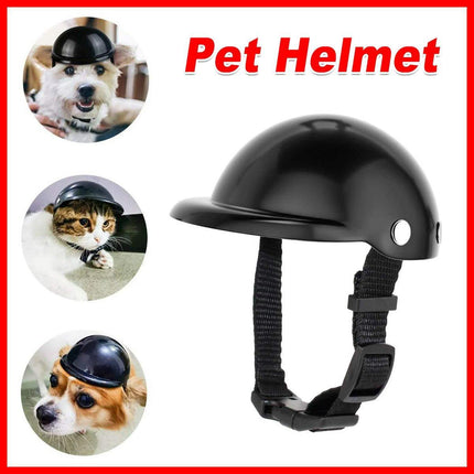 Motorcycle Pet Helmet Dog Cat Riding Hat Toy Accessory