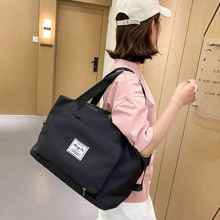 Large Capacity Travel Bag Foldable Luggage Tote Lightweight Storage Duffel Bag