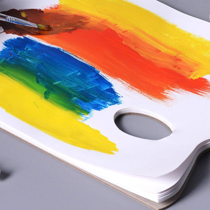 2PCS Double Sided Disposable Paper Palette Tear Wash Free for Acrylic Oil Paint