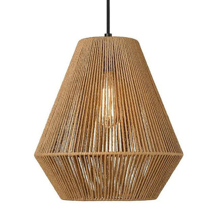Braided Paper Rope Lampshade Chandelier Hanging Decoration for Lighting Decor