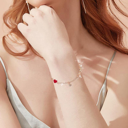 Luxury Zircon Rhinestone Round Bangle Bracelet for Women