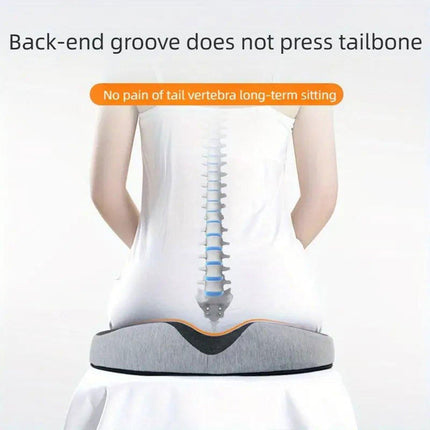 Memory Foam Seat Cushion Breathable Comfort Pad for Office Chair
