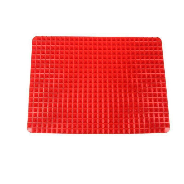 Tray Oven Pan Baking Mat Mould Sheet Liner Non-Stick Silicone Cook Pyramid - Aimall