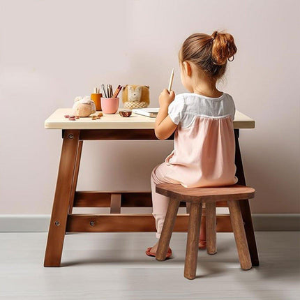 Wooden Short Stool Living Room Shoe Changing Stool Home Furniture Seat