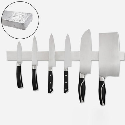 40/50cm Stainless Steel Magnetic Knife Rack Holder Knives Tool Shelf Magnet NEW - Aimall