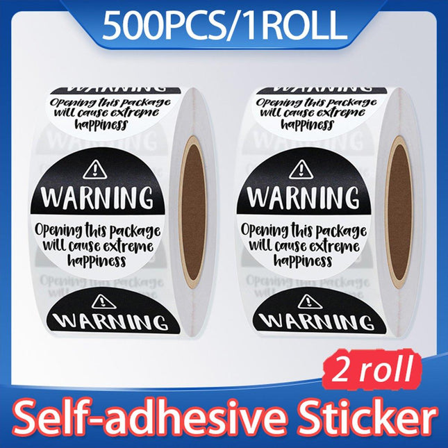 2 Rolls Gift Decoration Sealing Stickers for Wrapping Supplies Party Decorations