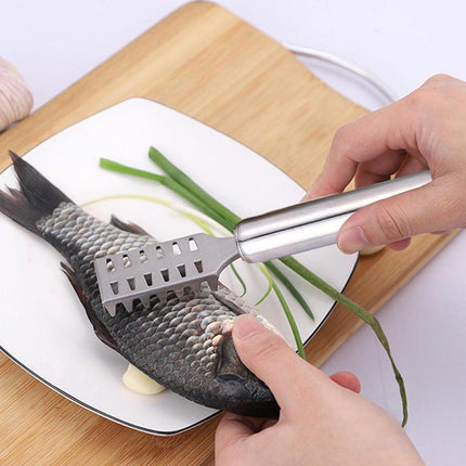 Stainless Steel Fish Scale Knife Easy Home Scale Removal Kitchen Tool Scraper