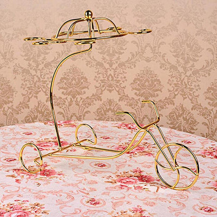 Iron Wine Bottle Holder Rack Wine Cooler Stand Decorative Storage Display