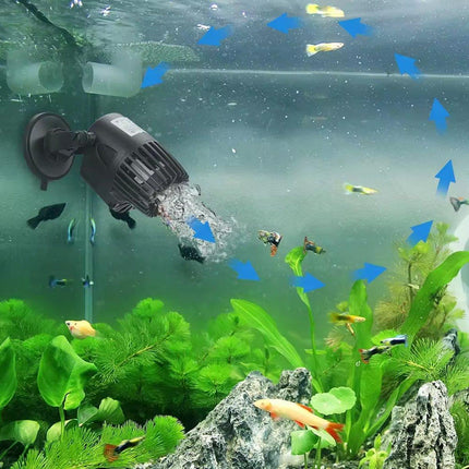 Aquarium Wave Maker Fish Tank Water Circulation Pump Powerhead with Suction Cup