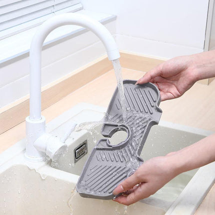 Kitchen Faucet Storage Rack Holder Soap Sponges Caddy Organizer Sink Basket Rack - Aimall