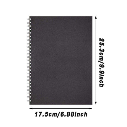 6pcs B5 Spiral Notebook Lined Notepad Stationery School Office Writing Journal