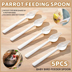5pcs Parakeet Feeding Spoons Baby Bird Milk Powder Hand-Raised Feeding Tool