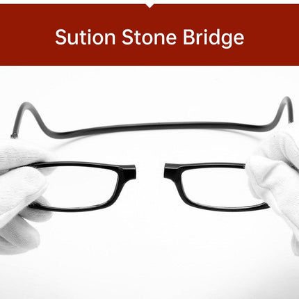 Folding Reading Glasses for Elderly Convenient Neck Hanging Portable Eyewear