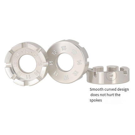 Bicycle Spoke Wrench Ring Tool Bike Wheel Repair Tool for Spoke Adjustment Kit