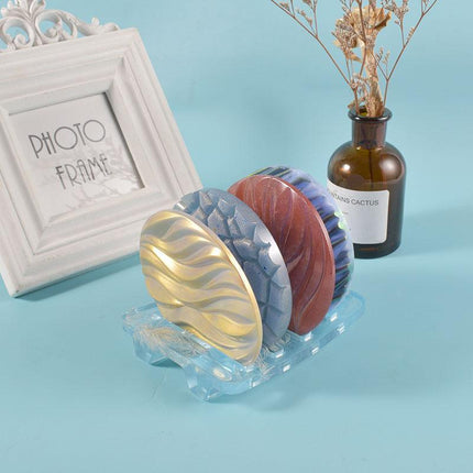 Coaster Cup Mat Mold Wave Diamond Pattern Silicone Mould for Epoxy Resin Casting - Aimall