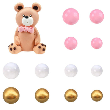 13pcs Teddy Bear Cake Decoration Set Party Birthday Teddy Bear Cake Topper