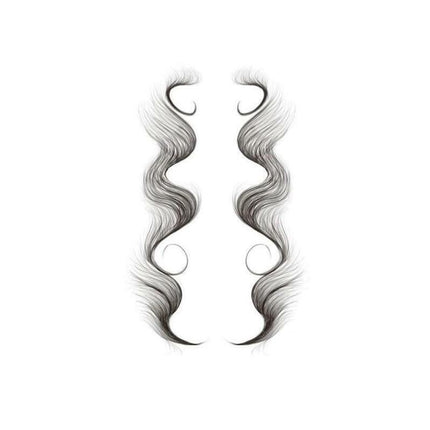 Baby Hair Tattoo Stickers Black Hairline Edge Decals Curly Women Stickers Fringe - Aimall