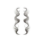 Baby Hair Tattoo Stickers Black Hairline Edge Decals Curly Women Stickers Fringe - Aimall