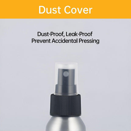 10pcs Travel Size Refillable Aluminum Spray Bottles Toner Cleaning Solution Mist