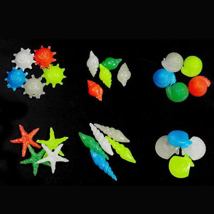 UP TO 500X Pebbles Stone Glow in the Dark Rock Fish Tank Stones Garden Road - Aimall