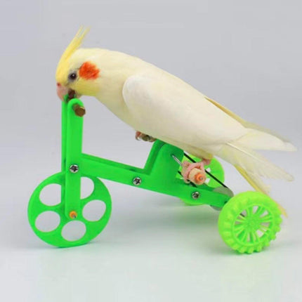 Parrot Bicycle Training Interactive Toy for Birds Chew Play Exercise and Fun