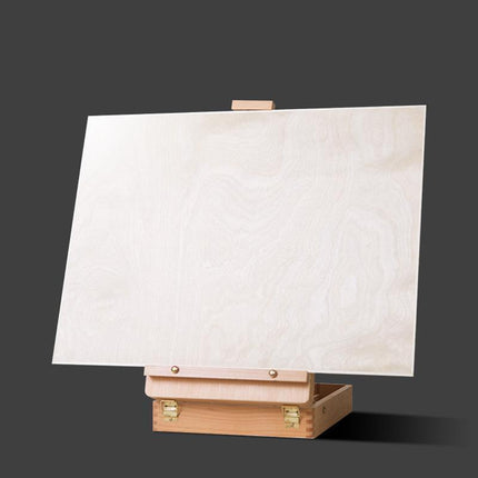 Portable Folding Easel Art Drawing Painting Wood Table Desktop Box Board - Aimall