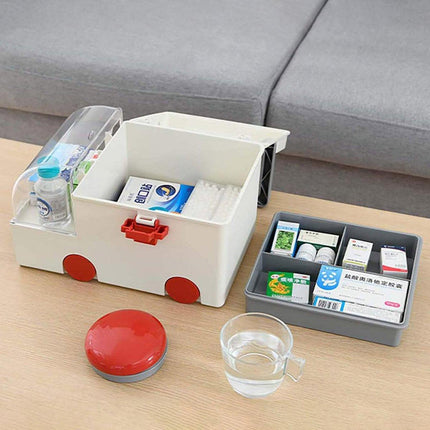 Portable Household Medical Kit First Aid Box Family Emergency Medicine Storage