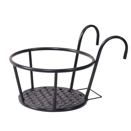 Hanging Metal Flower Holder Shelf Stand Pots Basket Plant Garden Storage 1-9PCS - Aimall