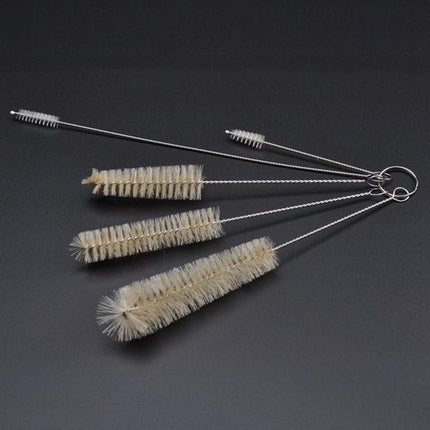 3pk Bottle Brushes Small Cleaning Brush Narrow Neck Tube Cup Glass Straw Cleaner - Aimall
