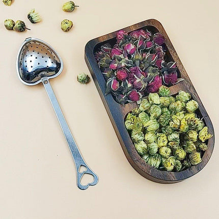 12pcs Stainless Steel Heart Tea Strainer Tea Infuser Clip for Loose Leaf Tea